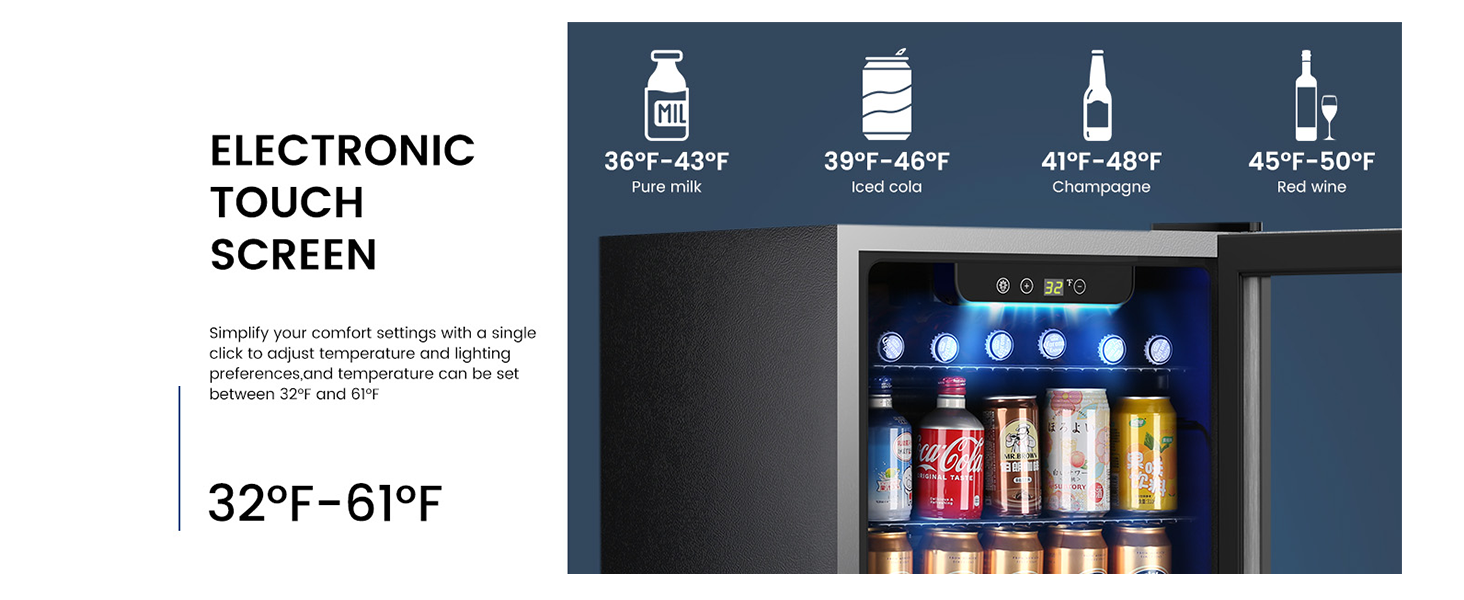 Mini frigider vin și băuturi – imagine detaliu 3