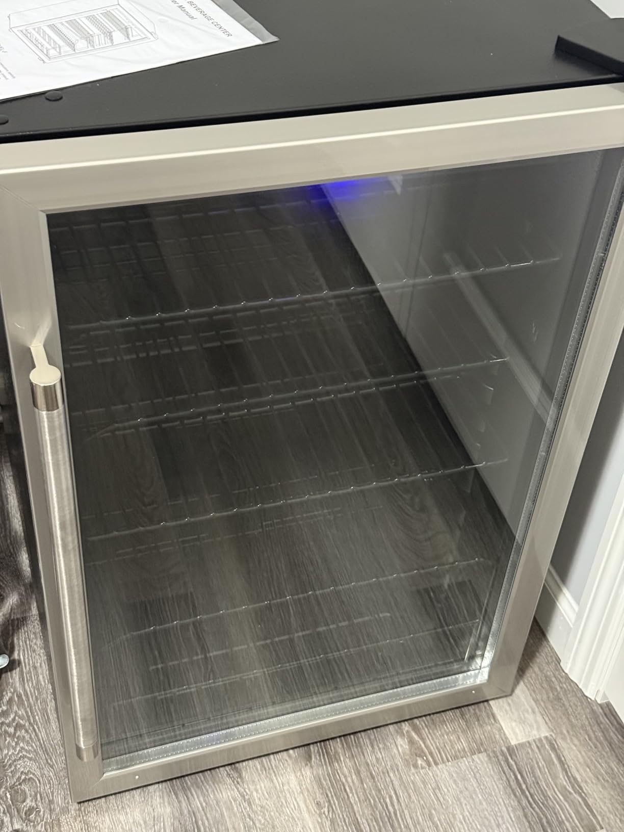 Mini frigider vin și băuturi 90 L, fotografie client